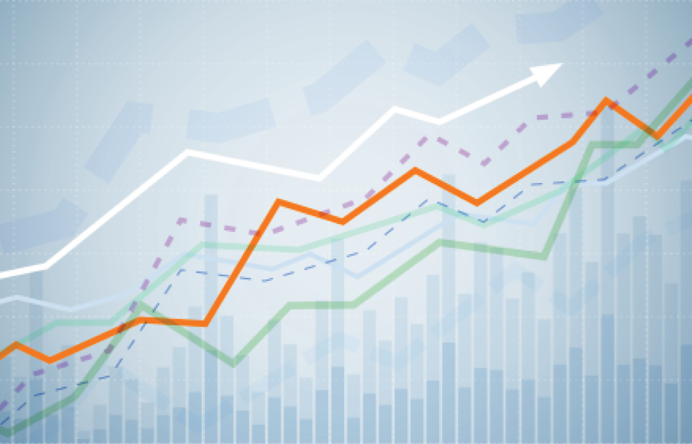 generic line graph with multiple lines