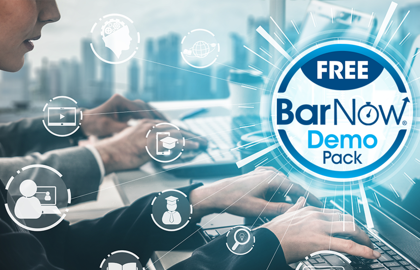 BarNow Demo Pack Image with logo
